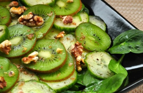 Kiwi Cucumber Salad