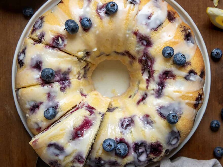 Blueberry Lemon Pound Cake