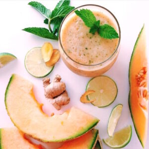 Cantaloupe Mint Juice