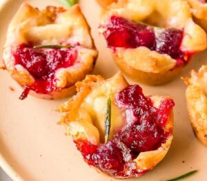 Cranberry Brie Bites