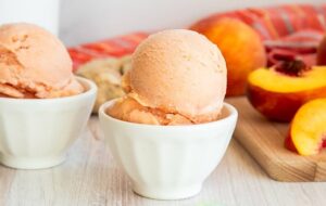 Ginger Peach Sorbet