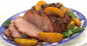 Peach Glazed Ham