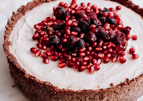 Pomegranate Cheesecake