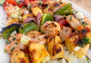 Shrimp and Pineapple Skewers