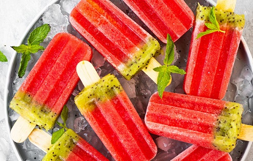 Watermelon Popsicles