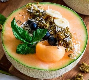 Cantaloupe Breakfast Bowl