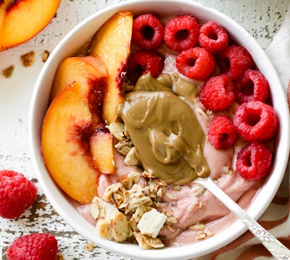 Peach Smoothie Bowl