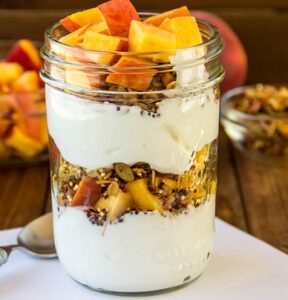 Peach Yogurt Parfait